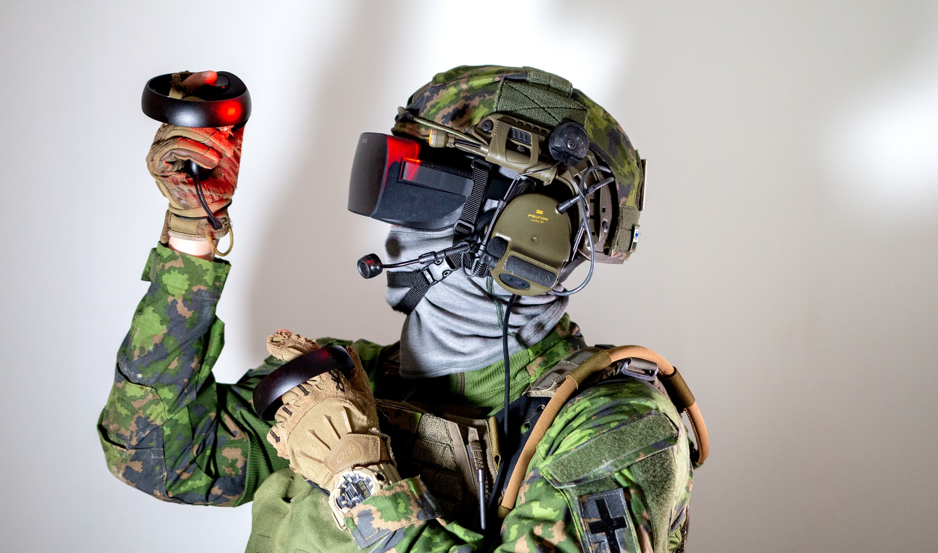 VR soldier